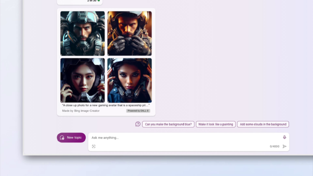 Bing Introduces New AI Features Free DALL E 3 Image Generator 